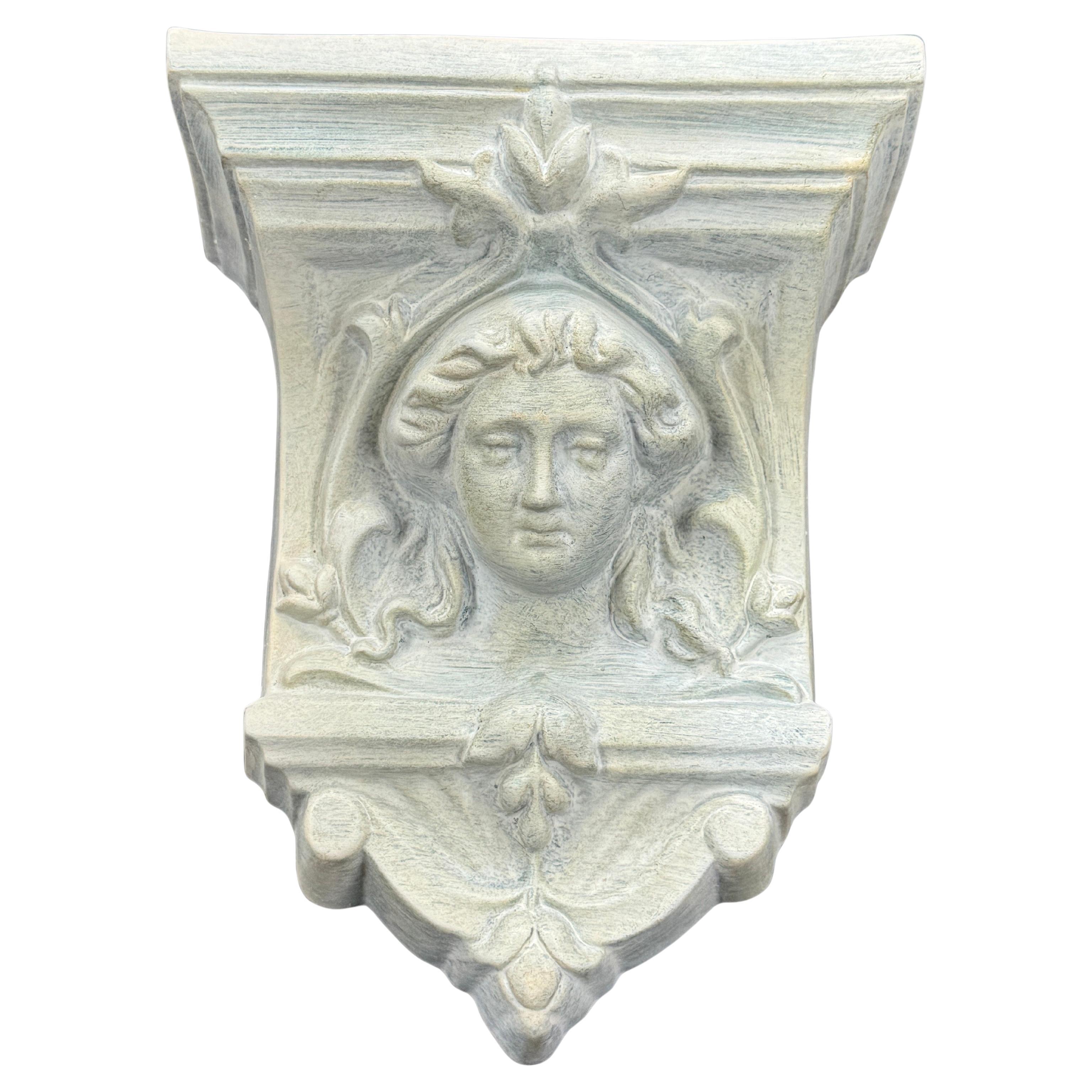 English Architectural Ceramic Sculpture Wall Fragment For Sale