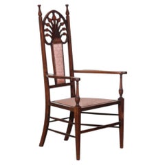 English armchair attributed to J.S. Henry, late 19th century