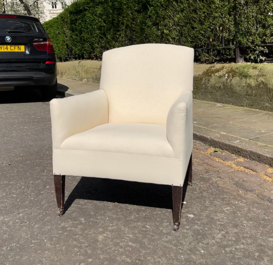 20th Century English Armchair, circa 1910 For Sale