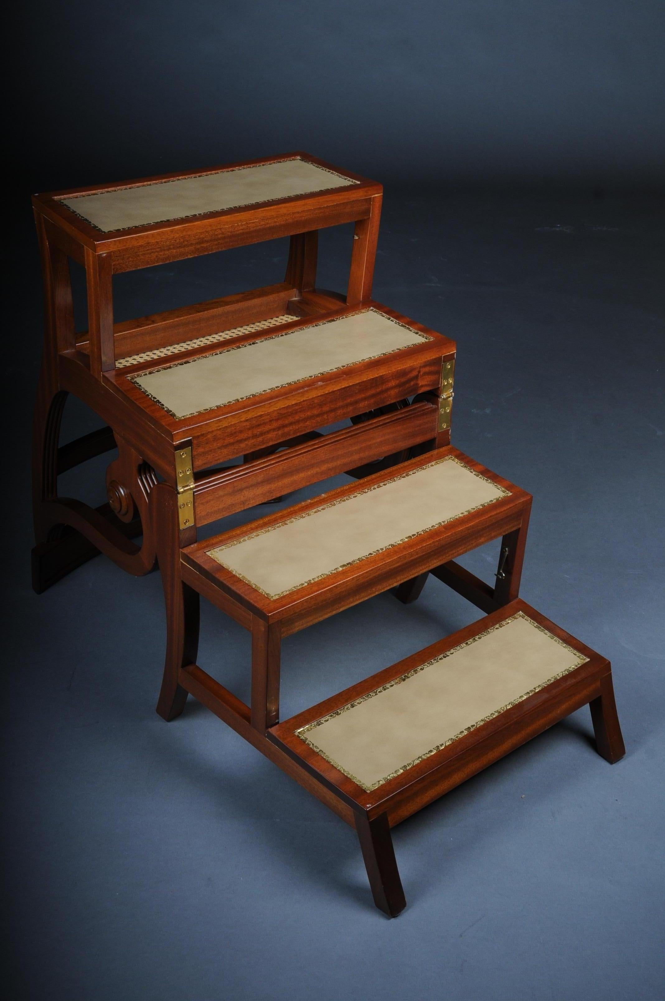 English Armchair or Library Stairs, 20th Century 14