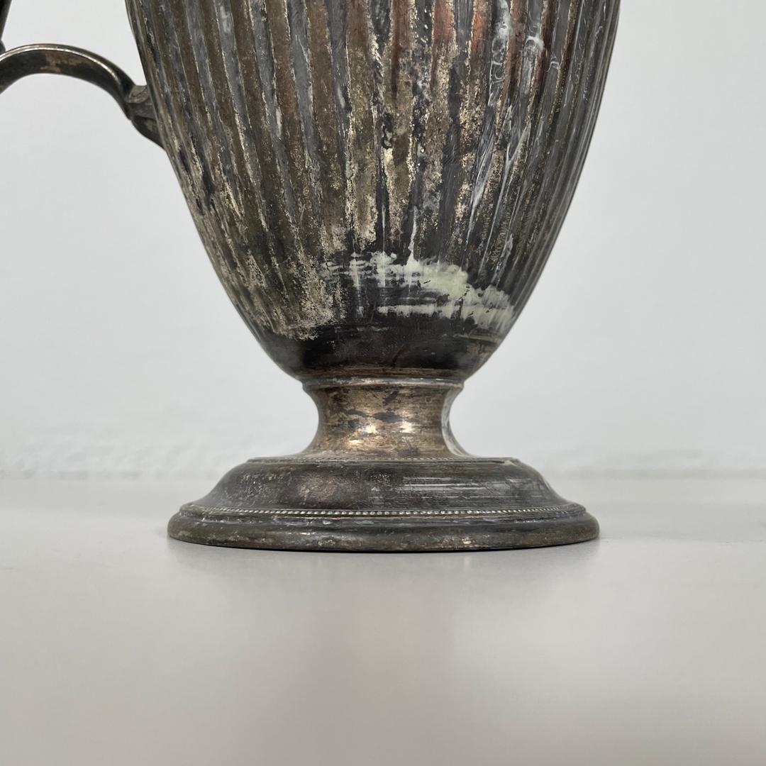English Art and Crafts silver plate and wood jug or teapot by SB&M, early 1900s For Sale 13