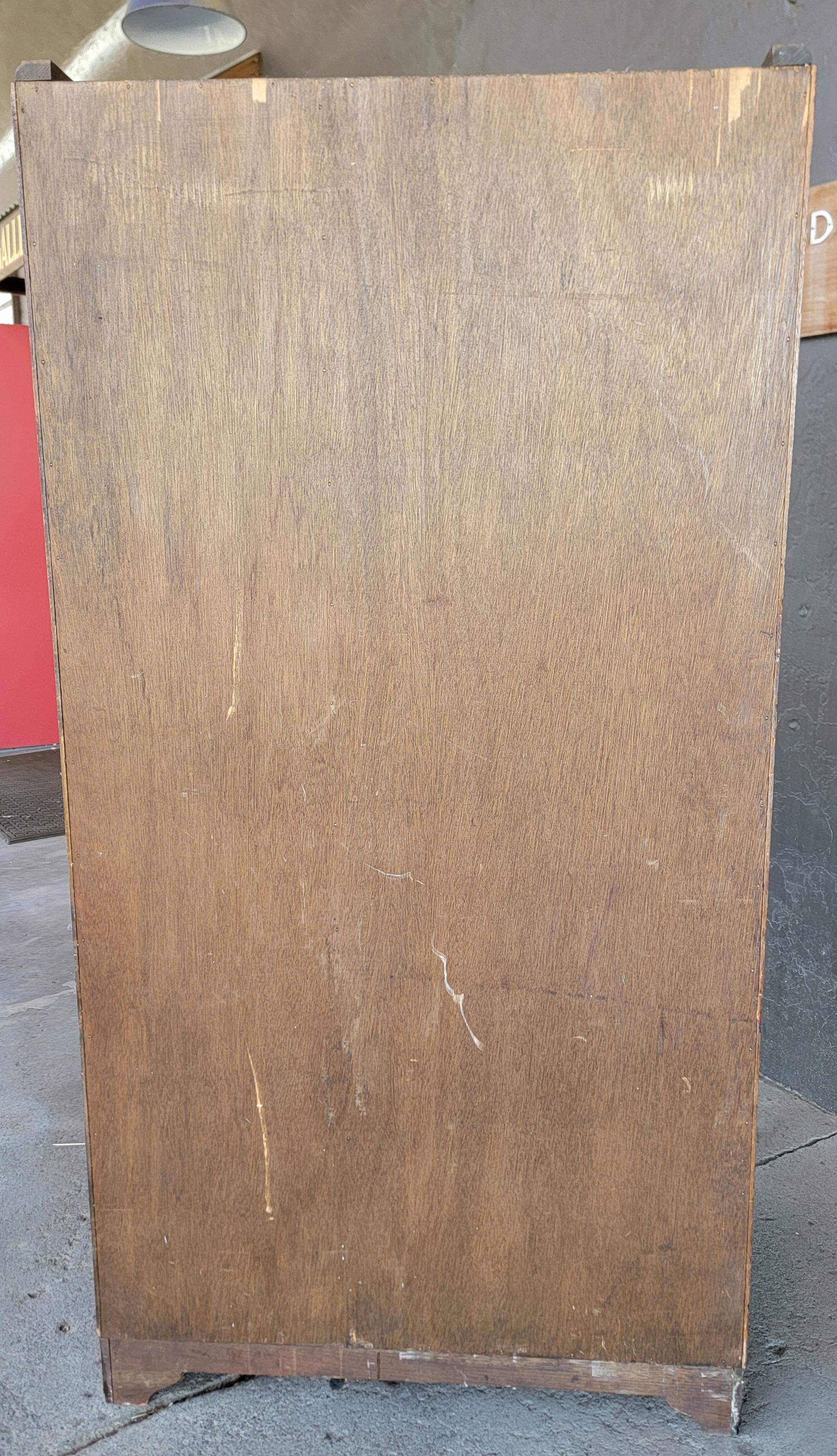 English Art Deco 2 Door Armoire Wardrobe 3
