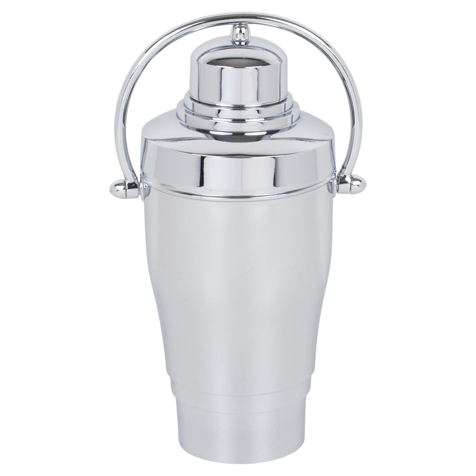 Green Glass Martini Cocktail Shaker, c. 1950 at 1stDibs