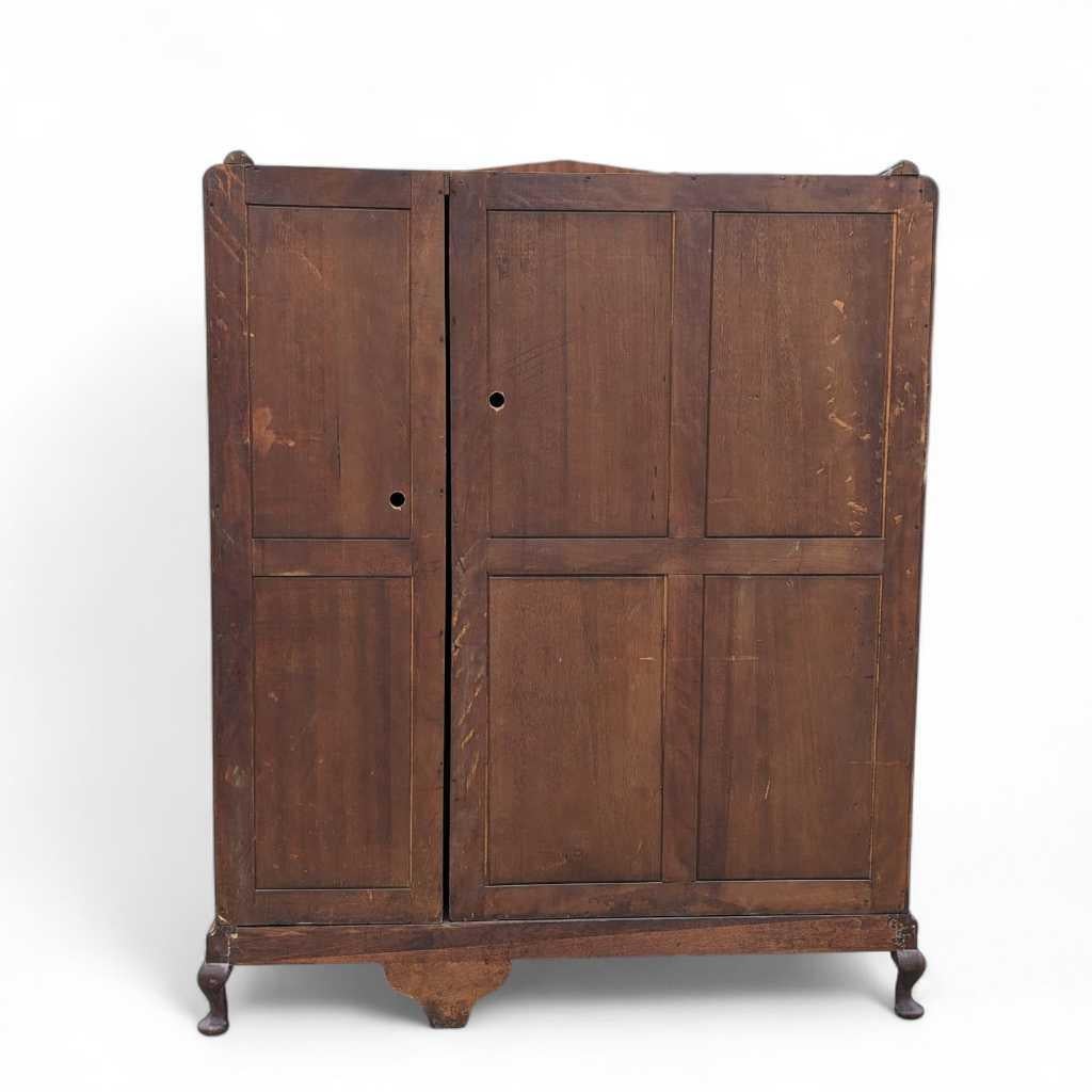English Art Deco Burl Walnut Armoire, Wardrobe, c. 1930s 15