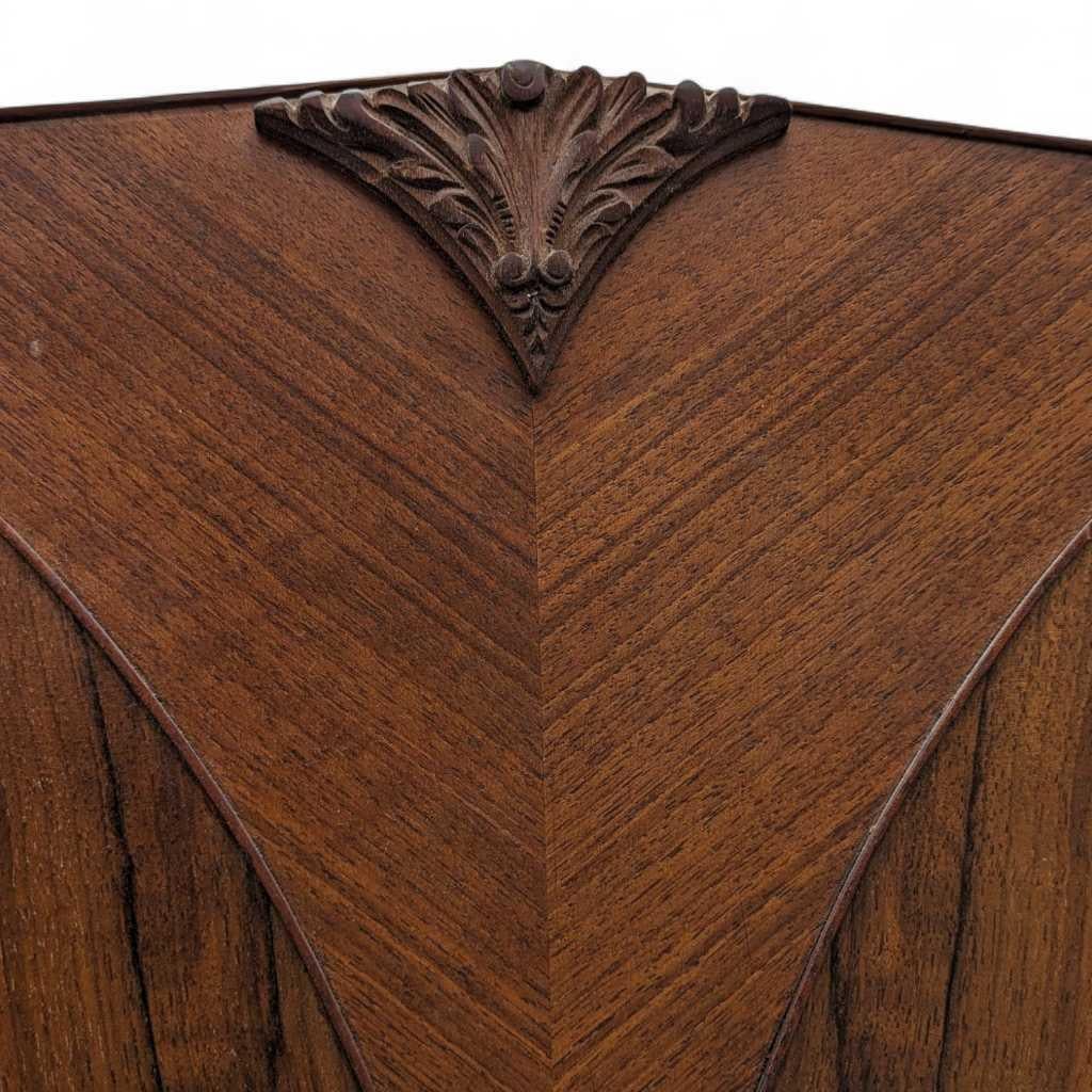 English Art Deco Burl Walnut Armoire, Wardrobe, c. 1930s 16