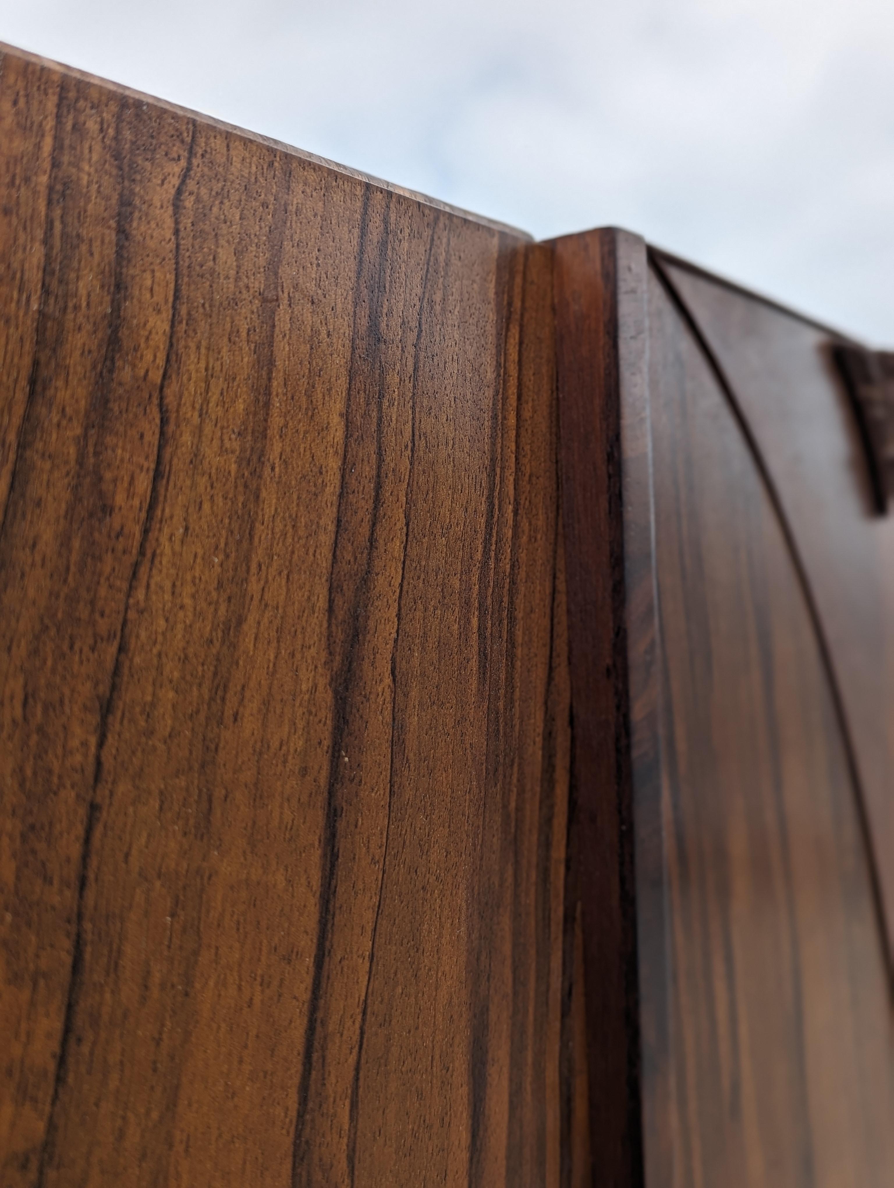 English Art Deco Burl Walnut Armoire, Wardrobe, c. 1930s 1