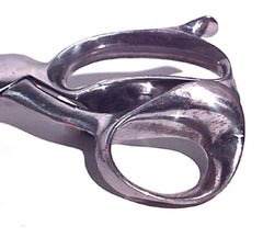 English Art Deco Chrome Plated Shears