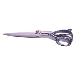 English Art Deco Chrome Plated Shears