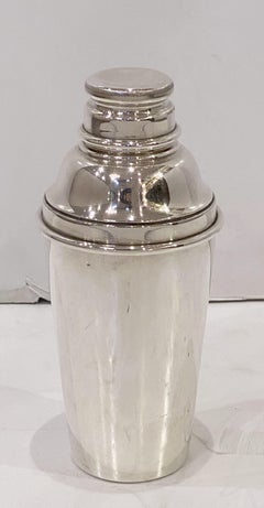 English Art Deco Cocktail or Martini Shaker by Gaskell and Chambers