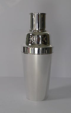 English Art Deco Cocktail Shaker by Mappin & Webb, circa 1930