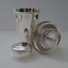 English Art Deco Cocktail Shaker by William Suckling Ltd. C.1930
