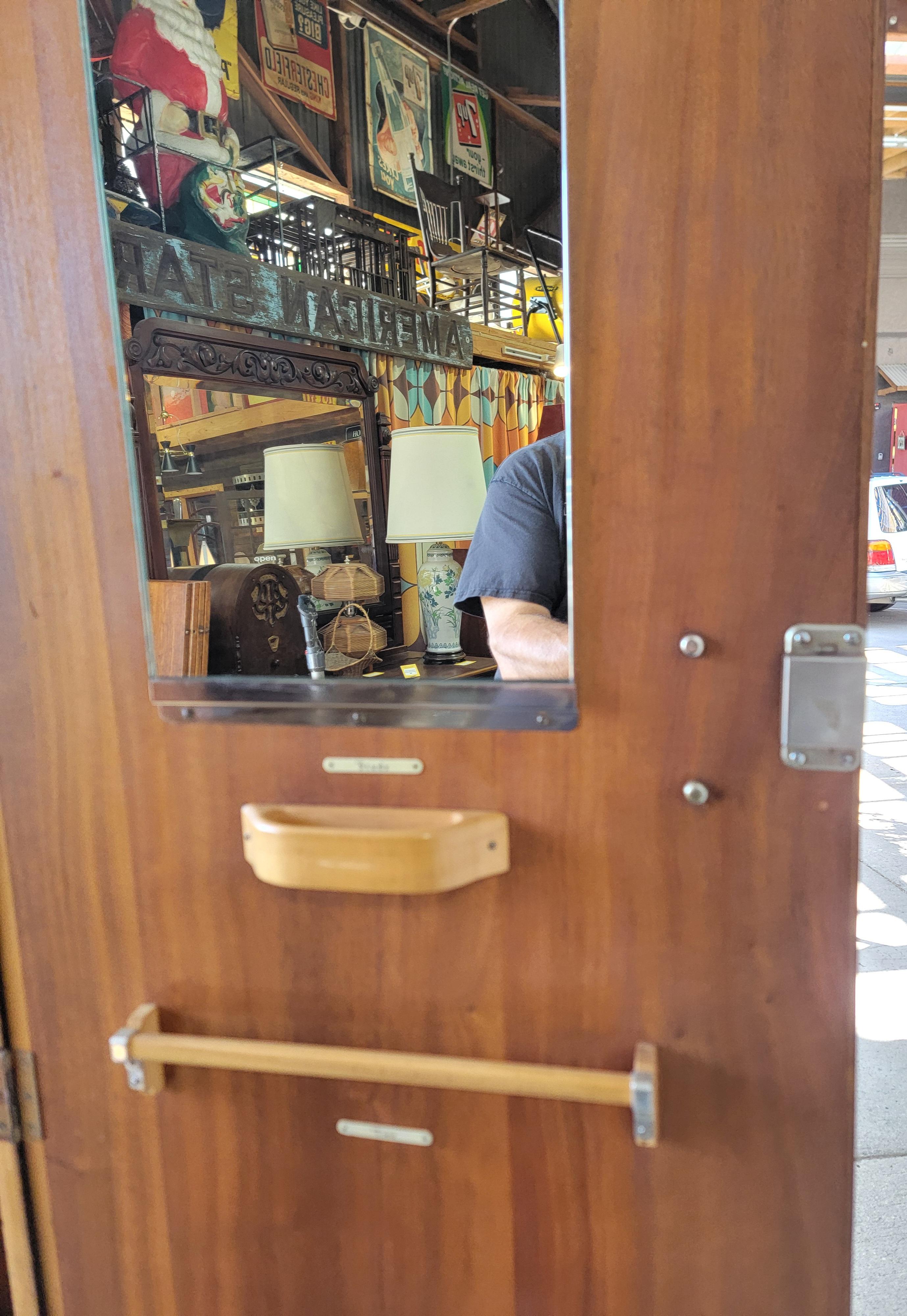English Art Deco Double Door Armoire 1