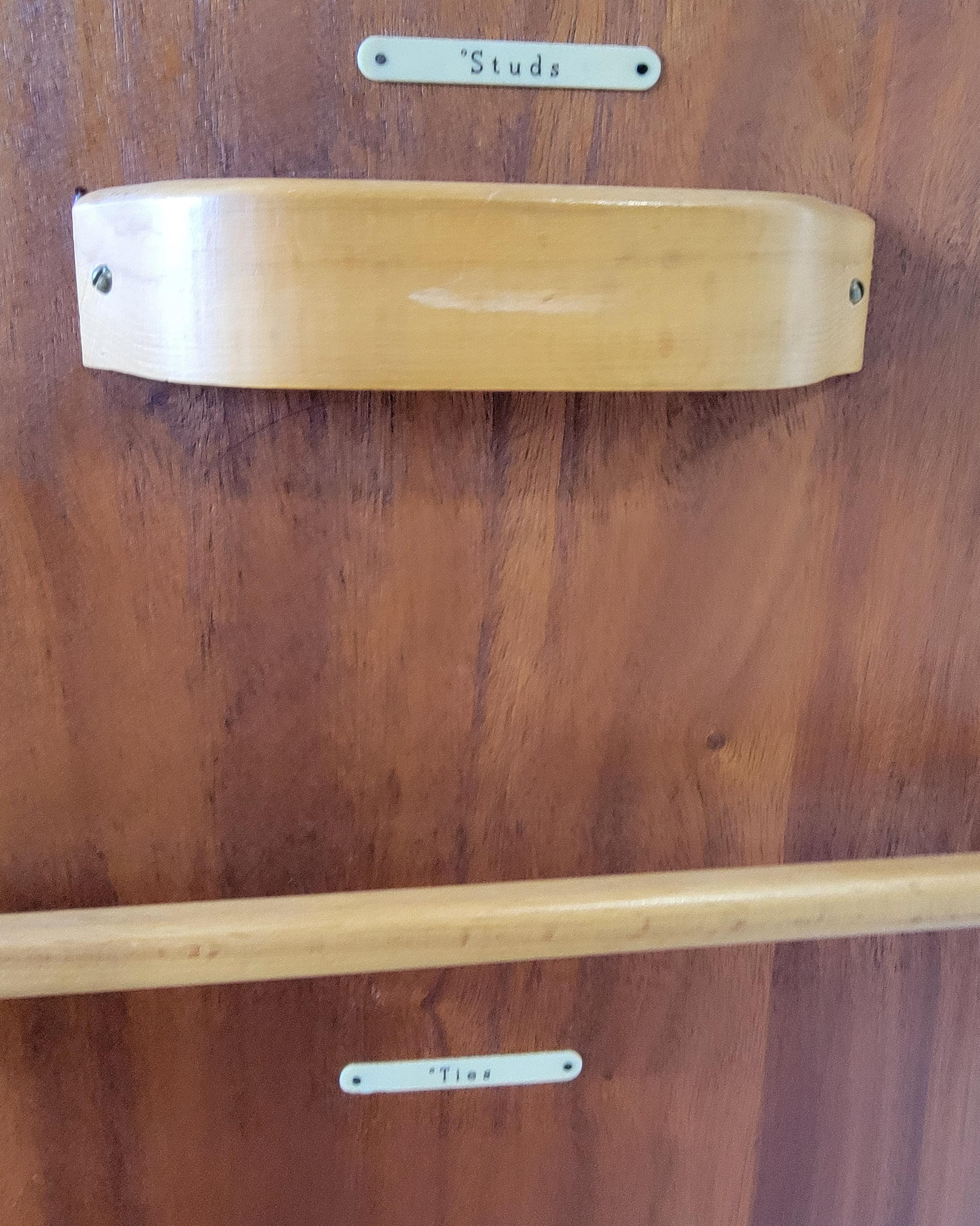 English Art Deco Double Door Armoire 3