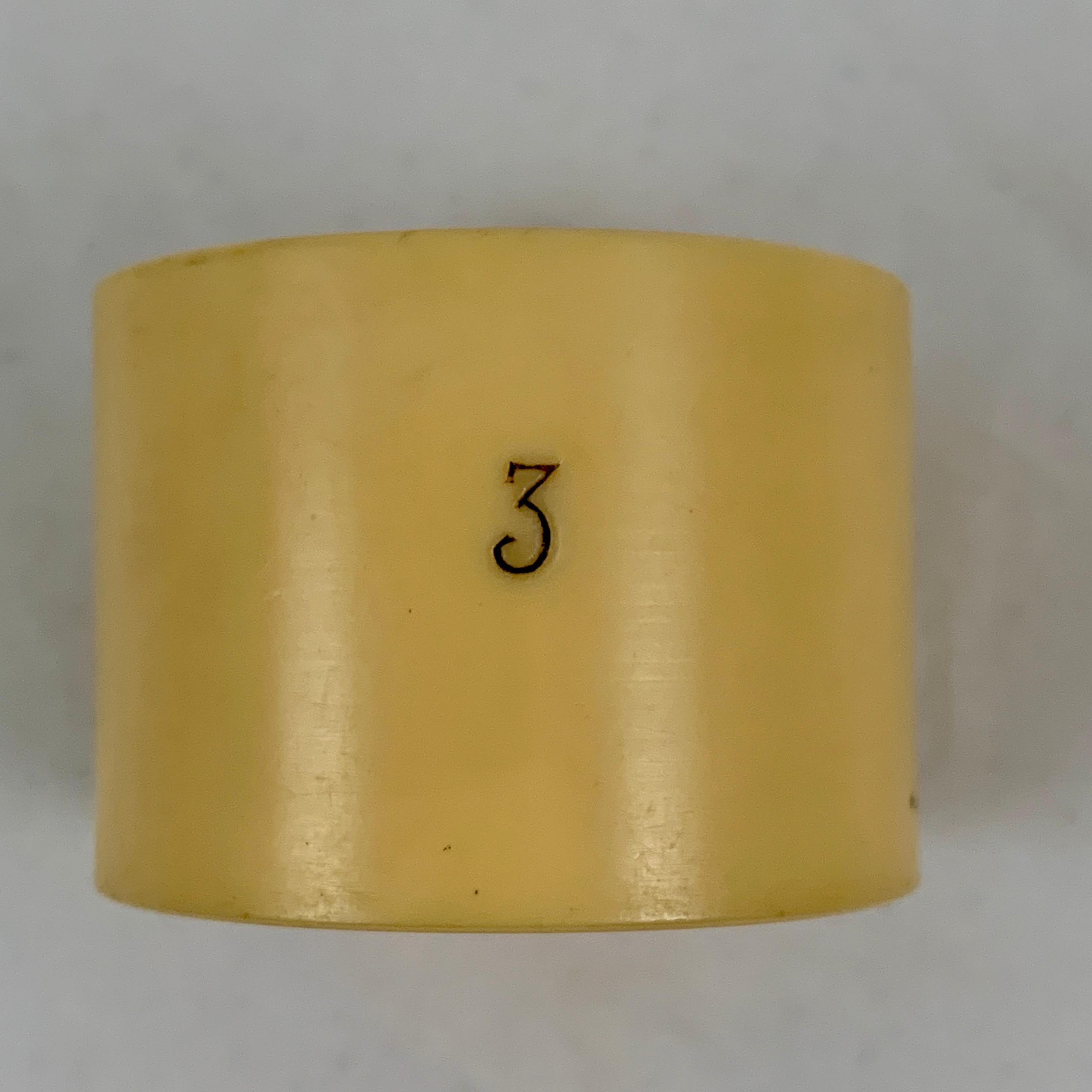 antique ivory napkin rings