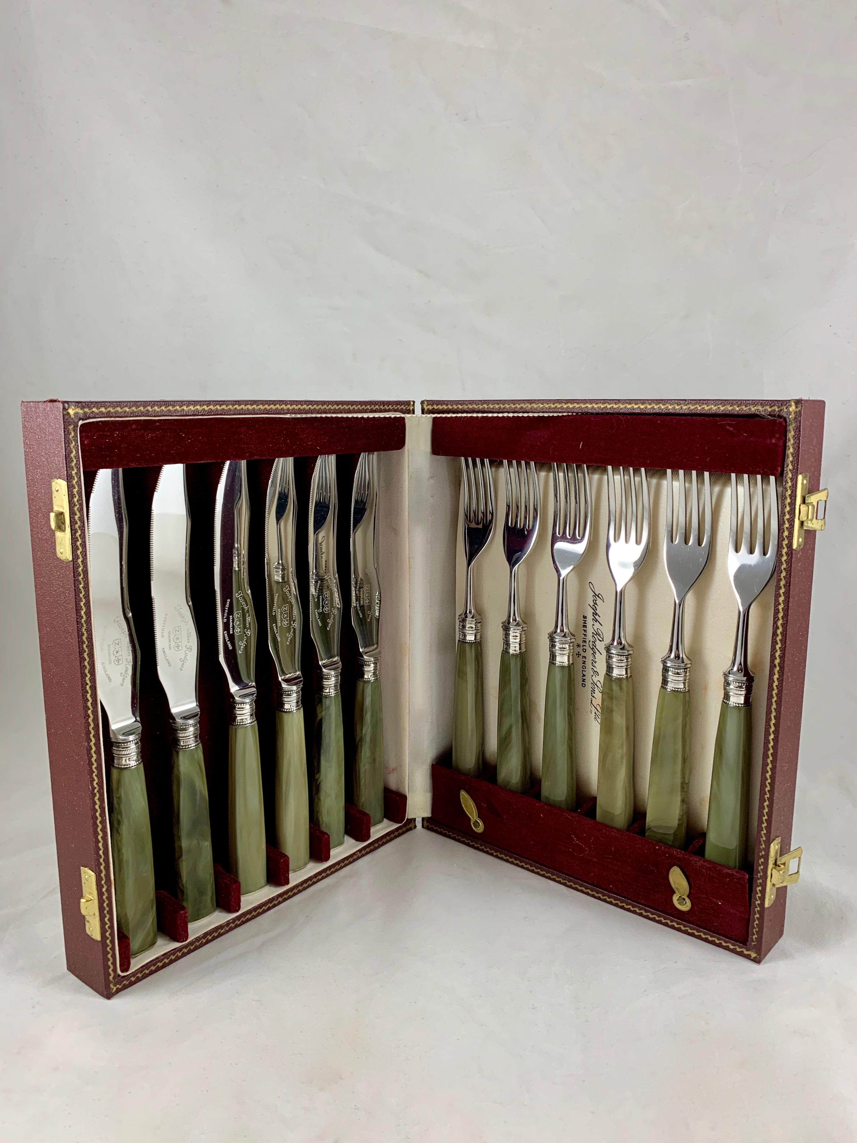 snap on knife and fork set