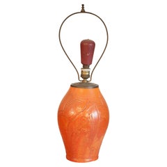 English Art Deco Lamp, 1920, Material, Ceramic, Attributed to Susie Cooper