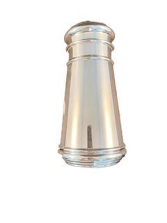 Shaker da cocktail inglese in argento Art Deco, Charles S. Green & Co.