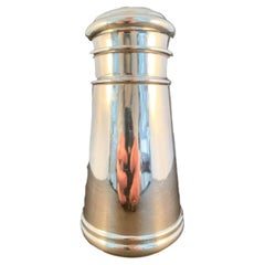 English Art Deco Silver Plate Cocktail Shaker, Charles S. Green & Co.