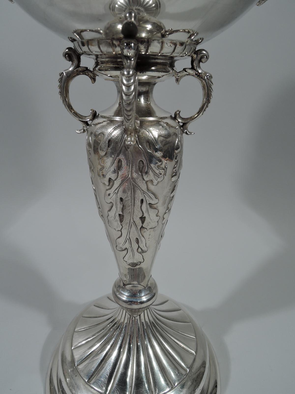 English Art Deco Sterling Silver Hydroplane Trophy Cup 7