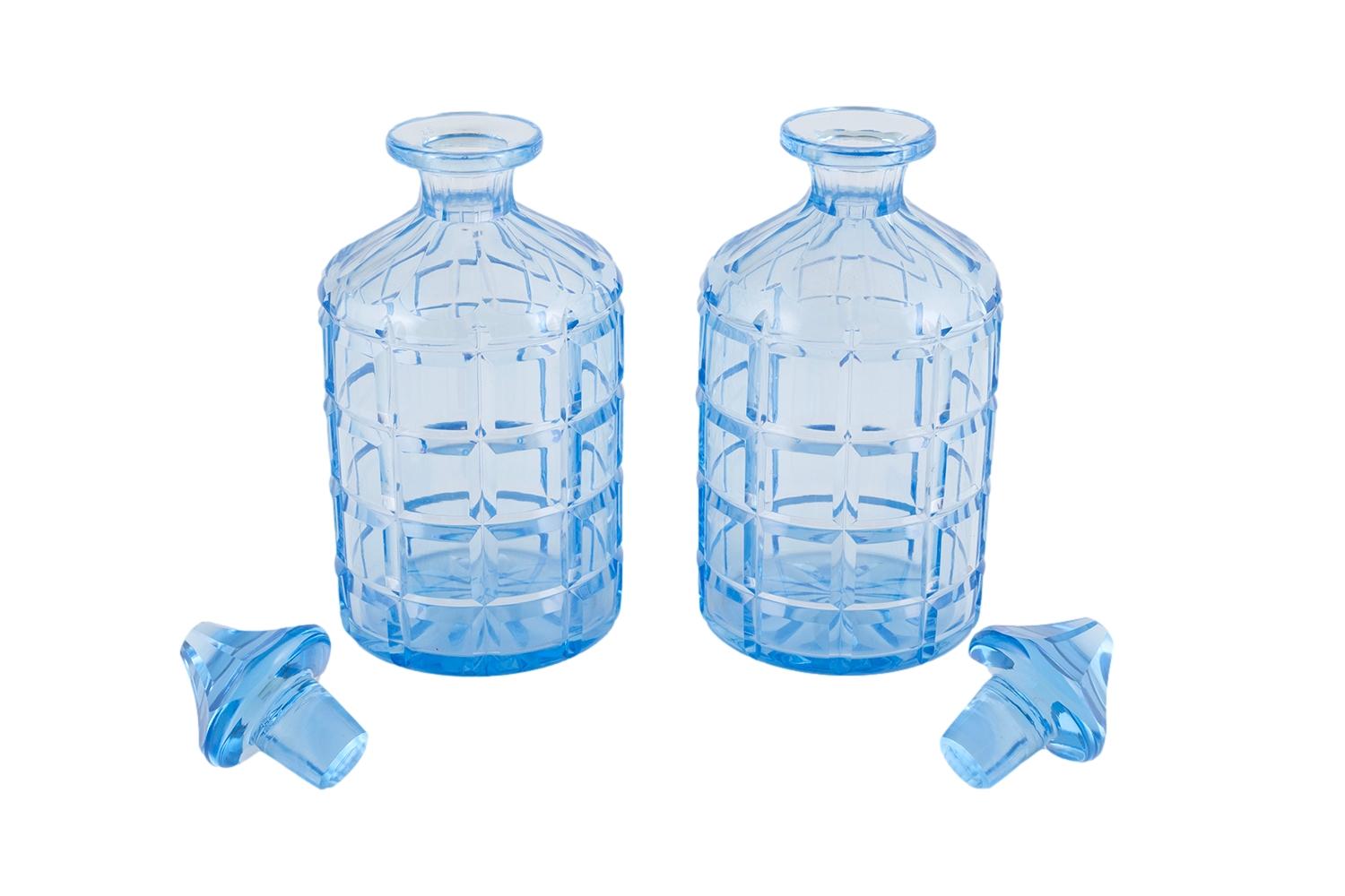 Metal English Art Deco Twin Bottle Tantalus by George Betjemann For Sale