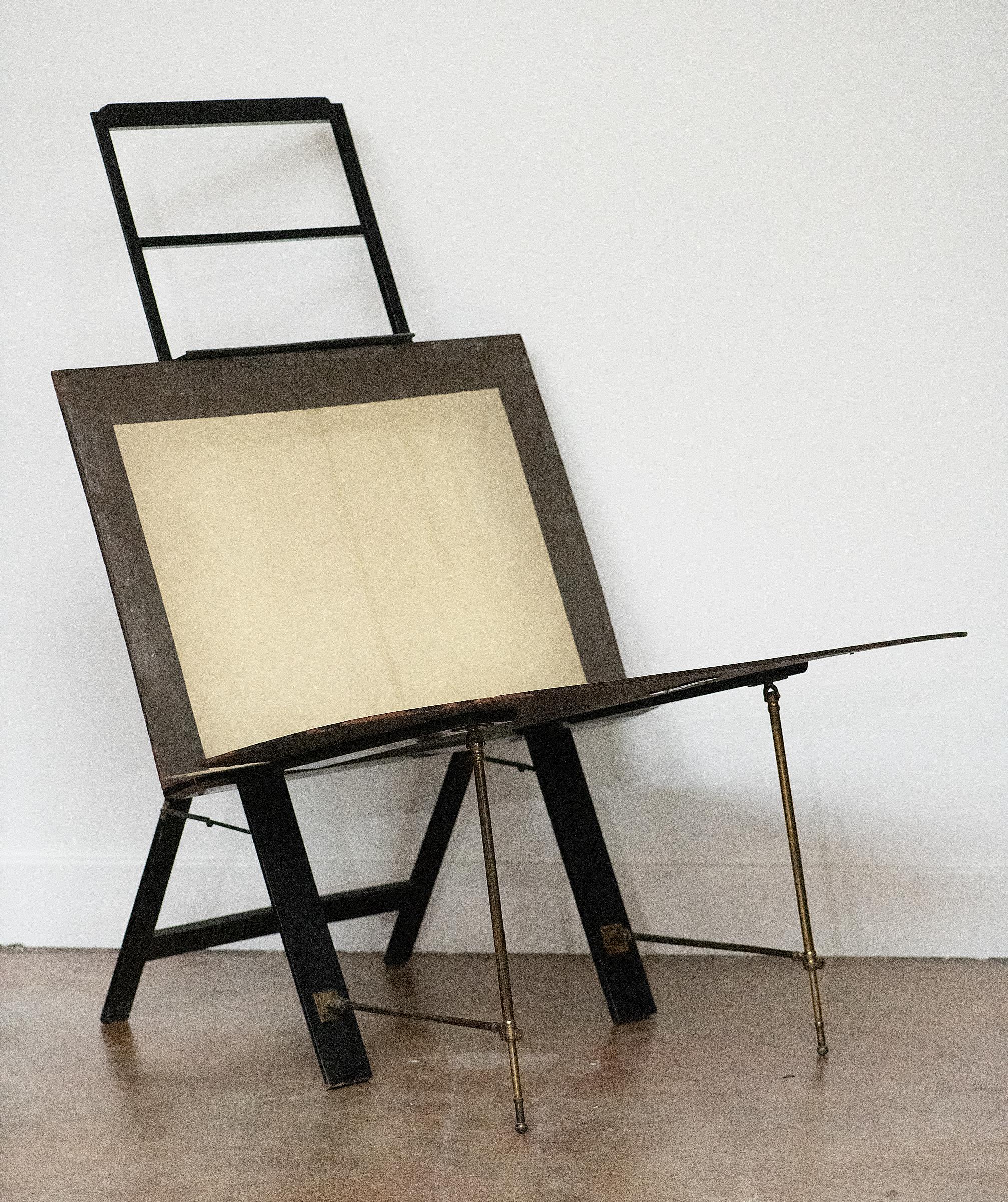 English Art Folio Stand by Bunyard of London from the Edwardian Era For Sale 2