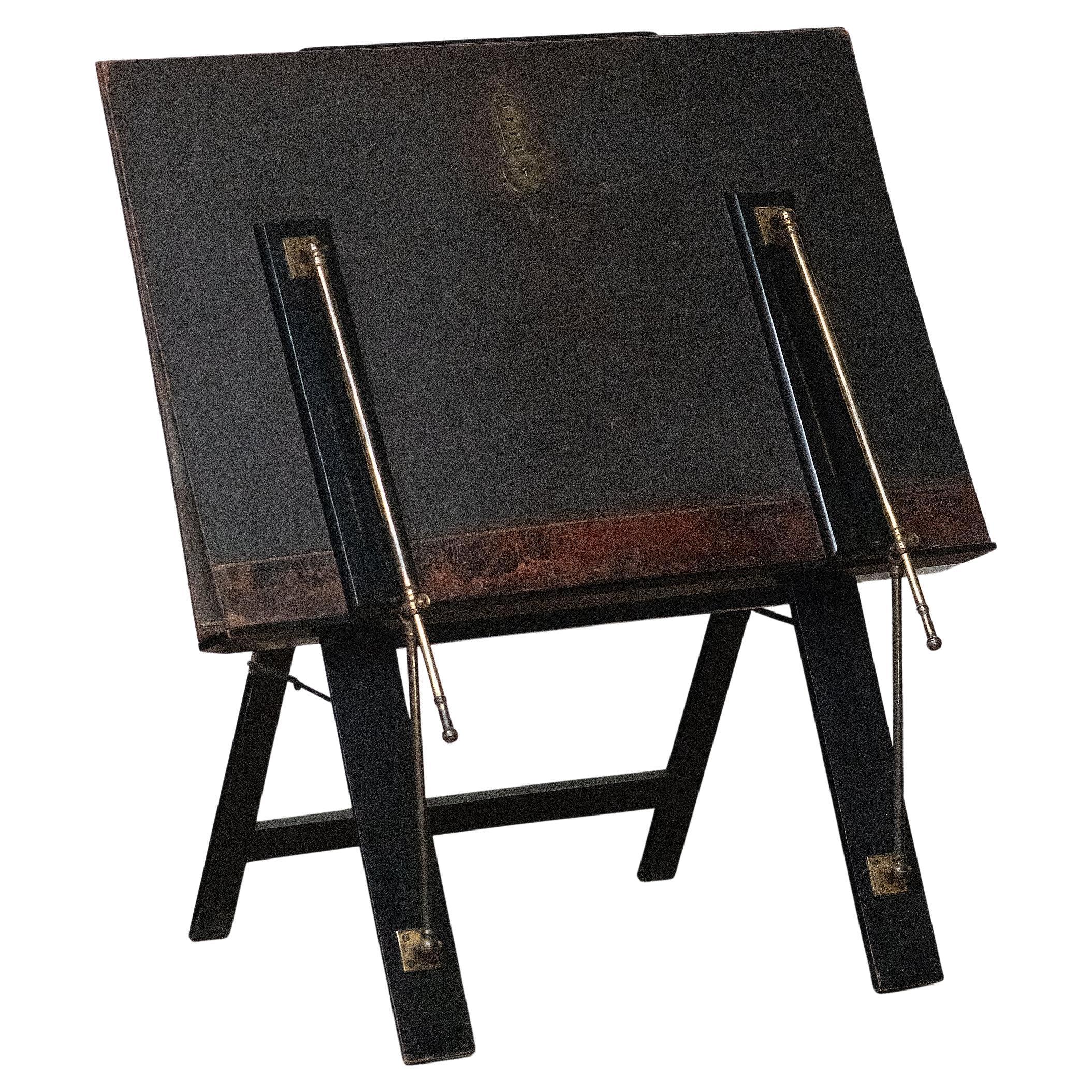 English Art Folio Stand by Bunyard of London from the Edwardian Era For Sale