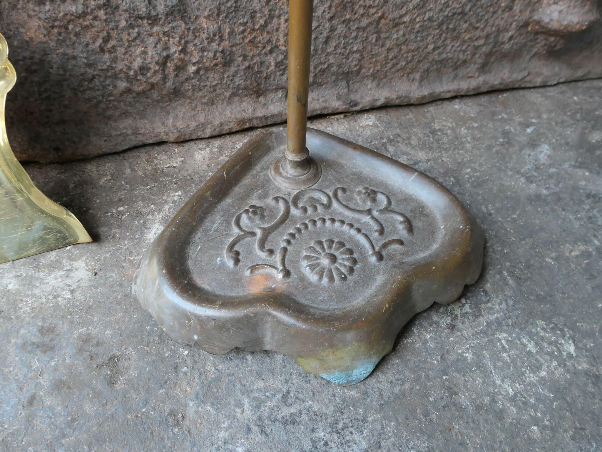 Attrezzi da camino o strumenti da fuoco in stile Art Nouveau inglese, inizio XX secolo in vendita 3