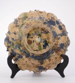 English Art Pottery Castle Hedingway Dish, "The Attributes of Chivalry"