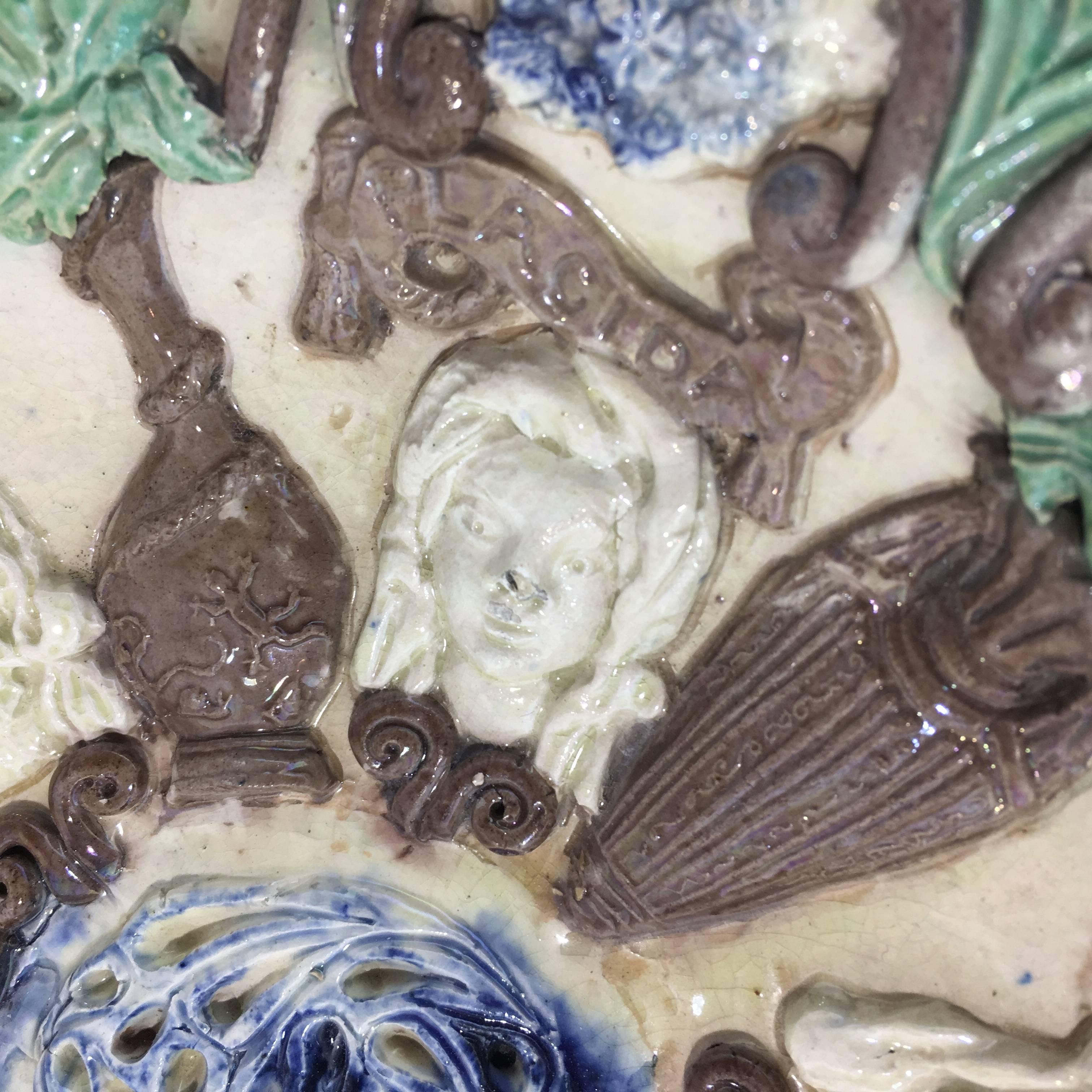 English Art Pottery Castle Hedingway Dish, 