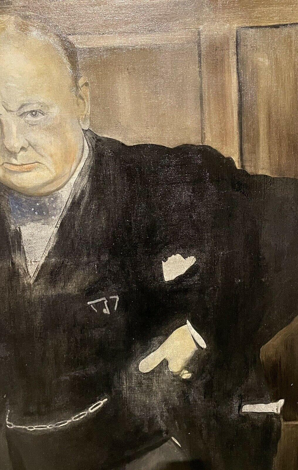winston churchill oil painting