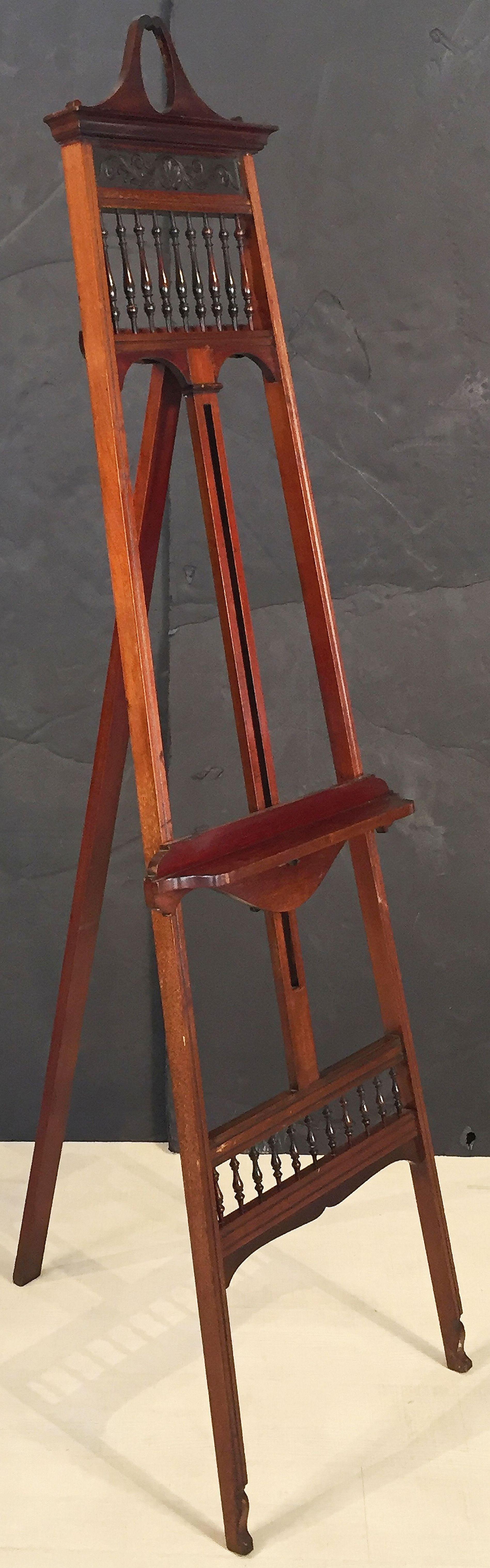 mahogany easel