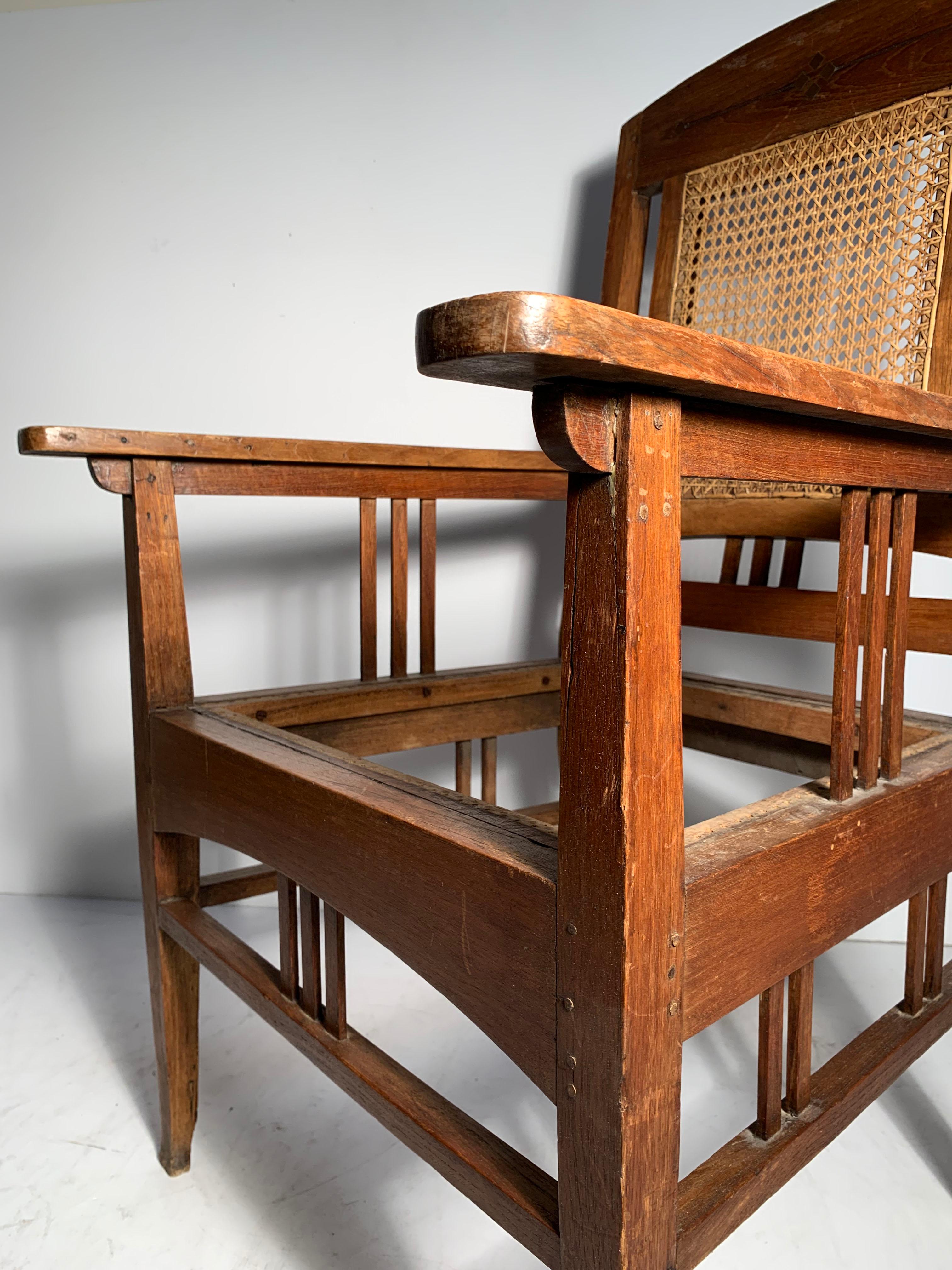 Englischer Arts and Crafts-Sessel im Angebot 3