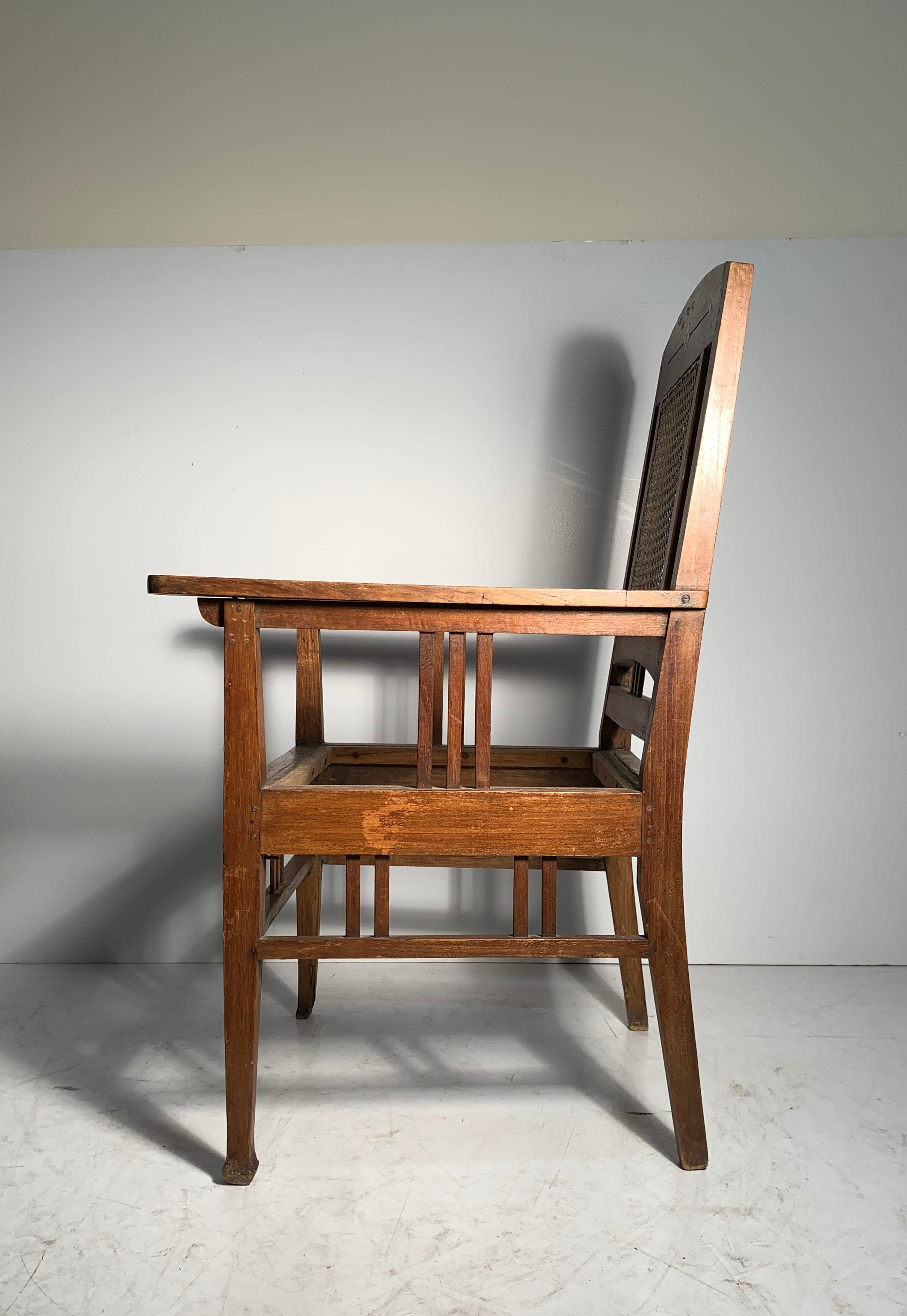 Englischer Arts and Crafts-Sessel im Angebot 4