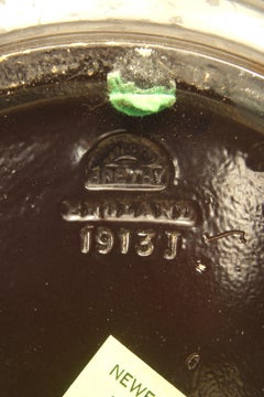 English Arts and Crafts Ceramic Gilt Pot