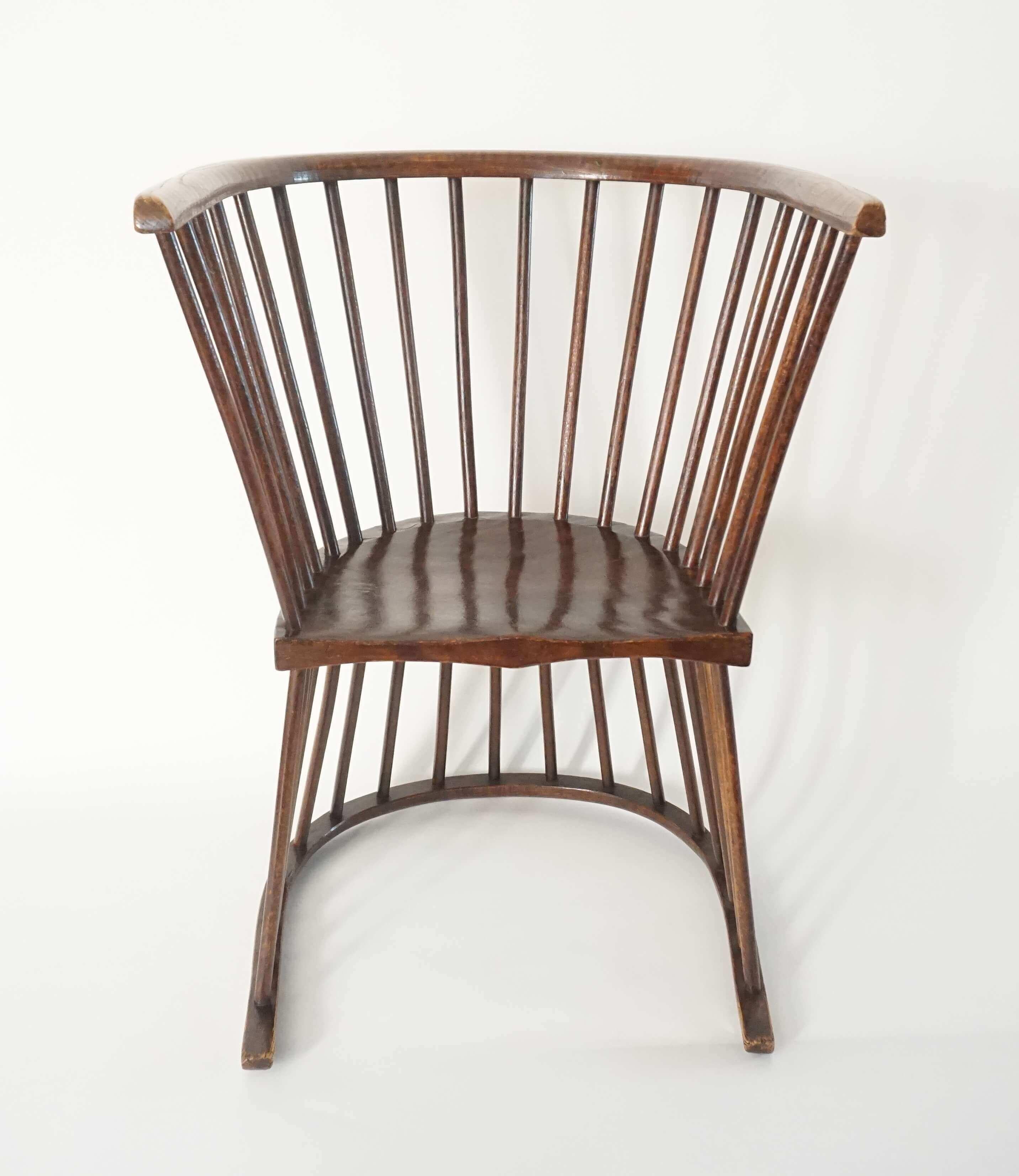 English Arts & Crafts Chair by Hugo Erskine Wemyss, circa 1905 6