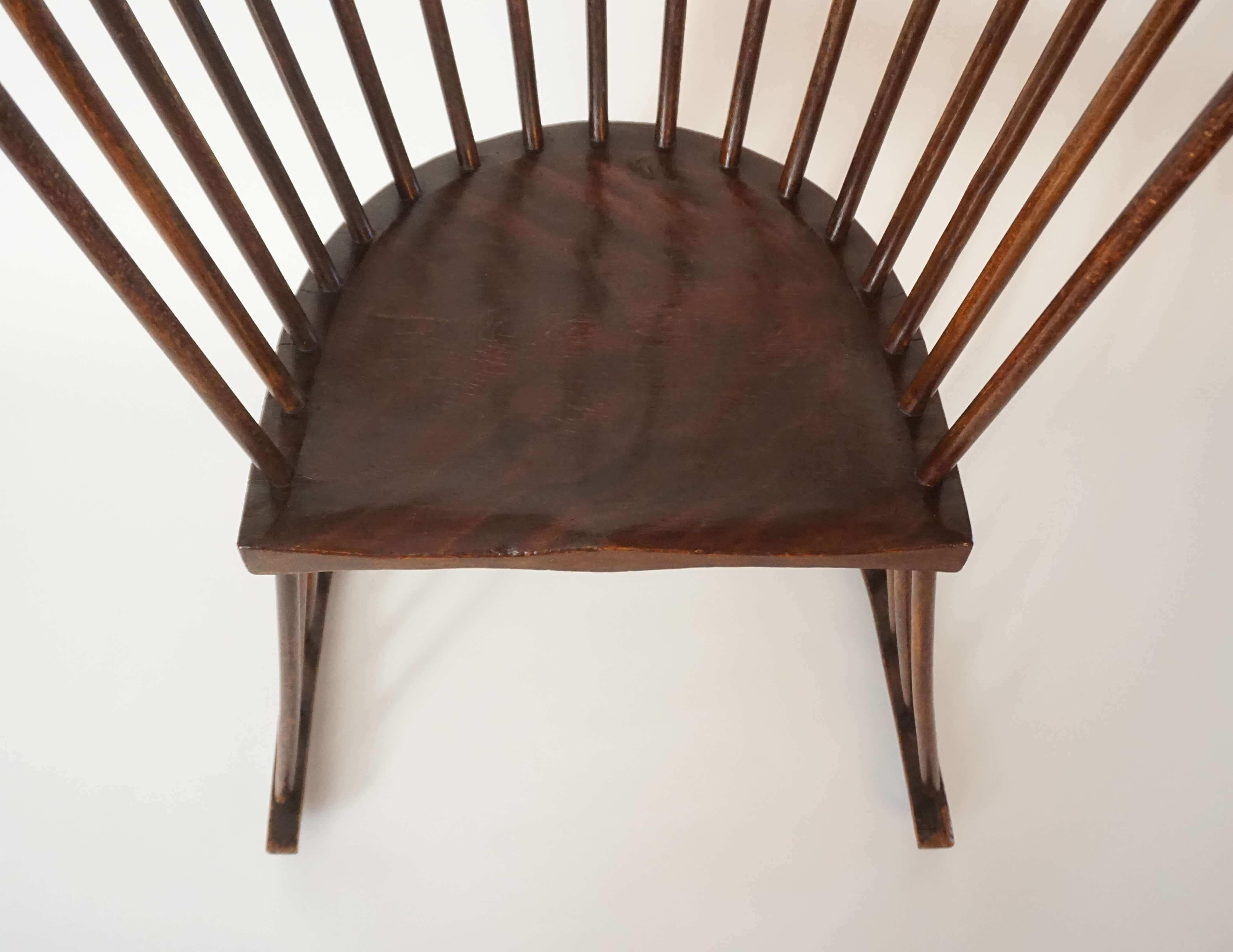 Walnut English Arts & Crafts Chair by Hugo Erskine Wemyss, circa 1905