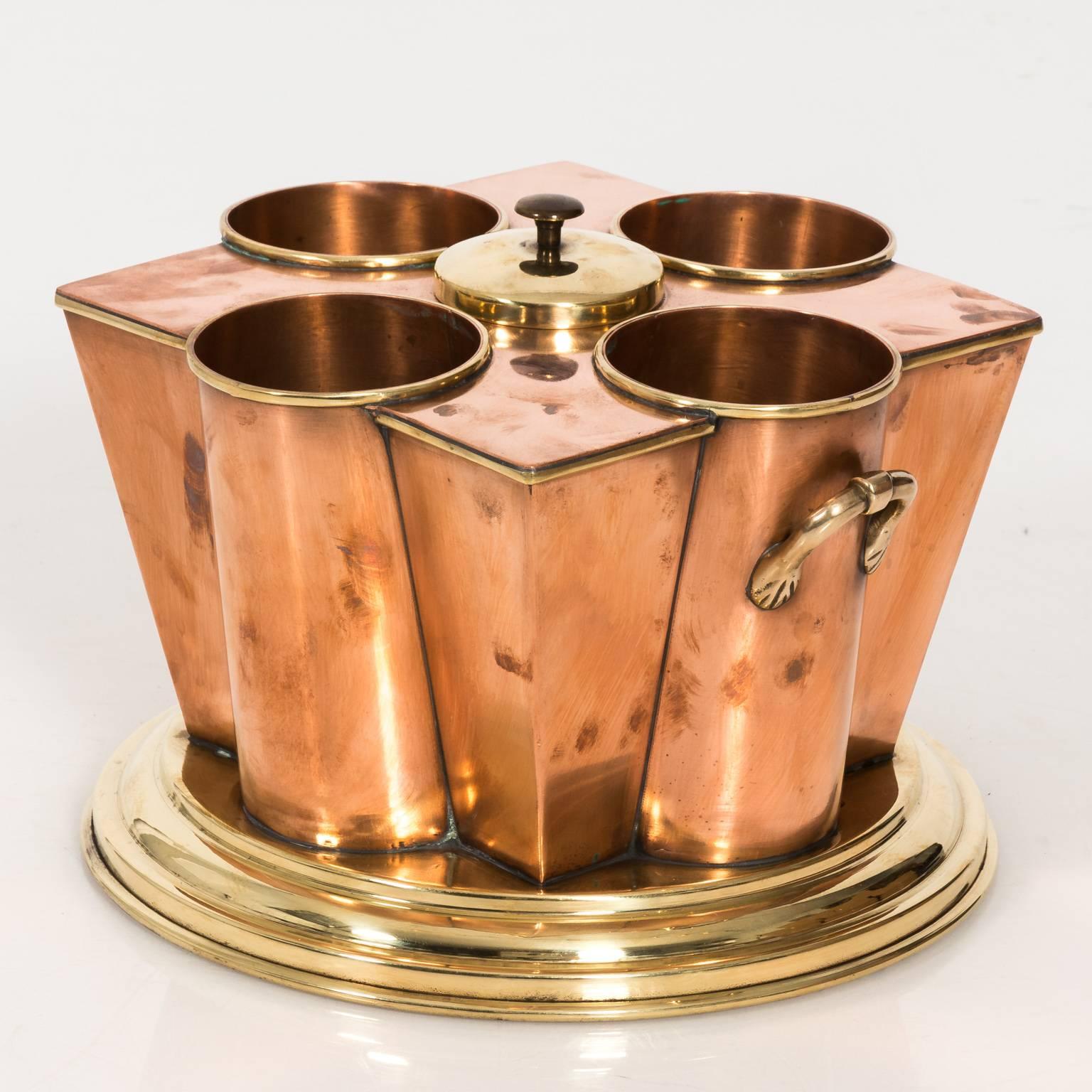 English Arts & Crafts Copper Wine Cooler, circa 1910 2