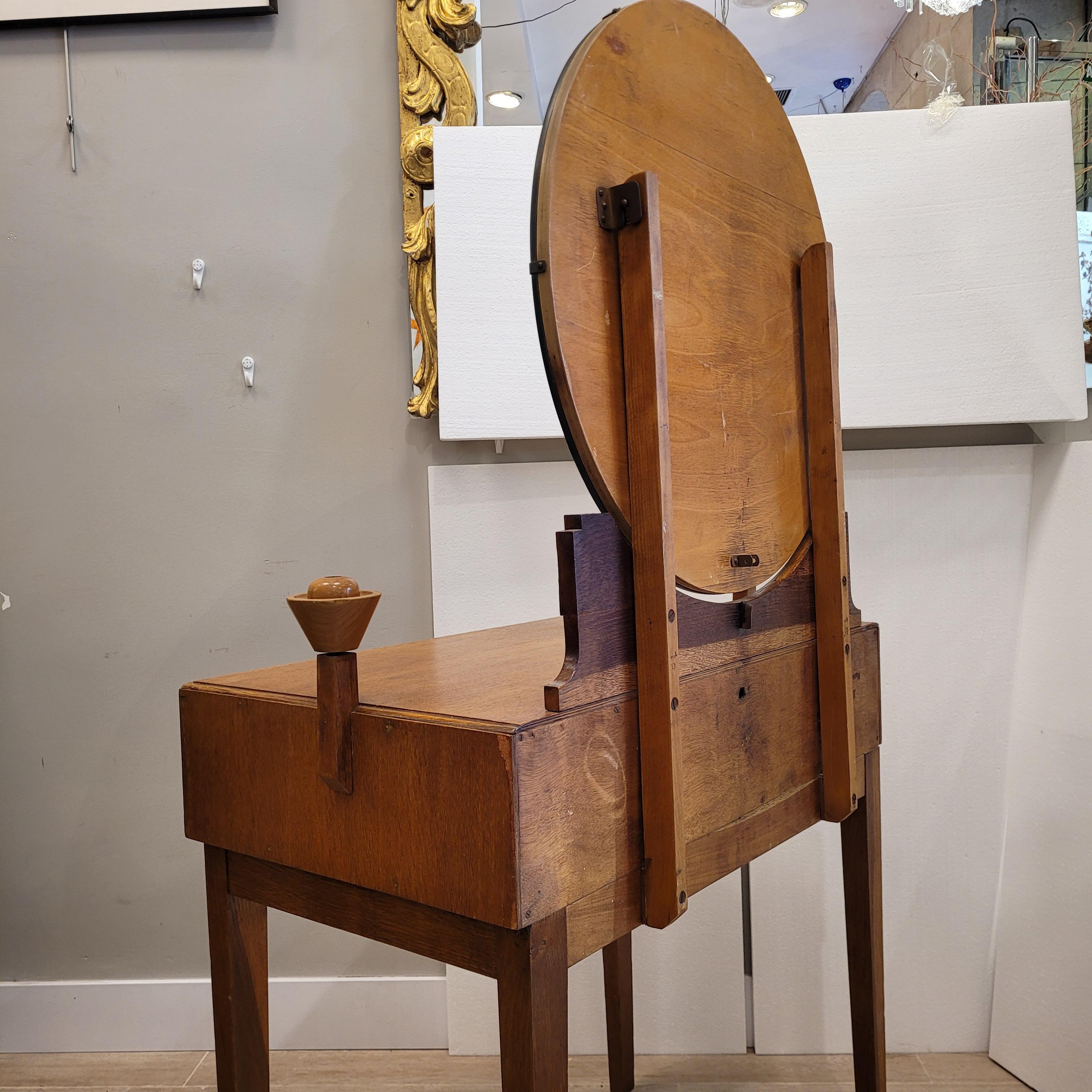 English Arts and Crafts dressing table/desk, Gomme Furniture Wycombe 13