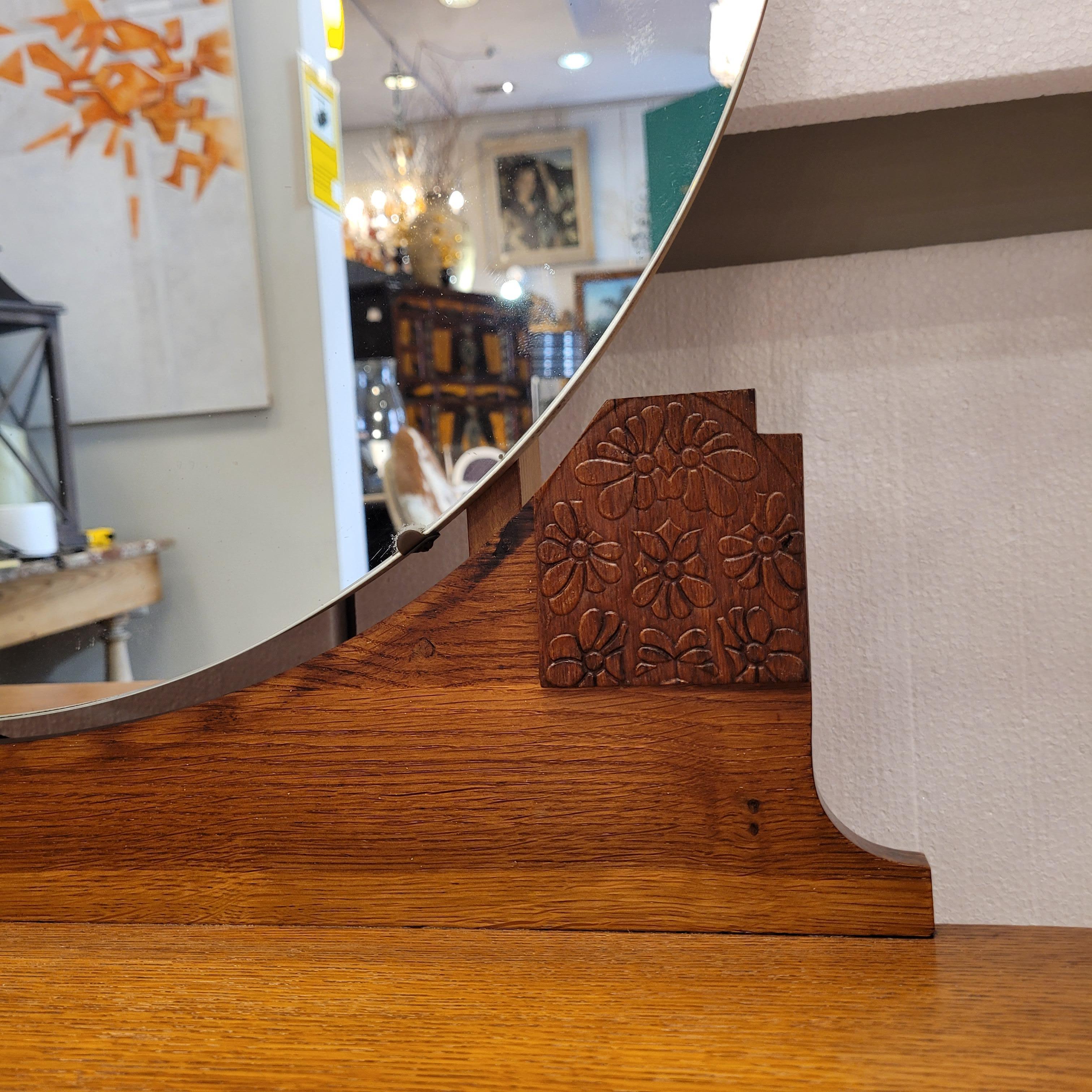 English Arts and Crafts dressing table/desk, Gomme Furniture Wycombe 3