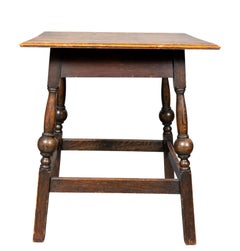 English Arts and Crafts Oak Table