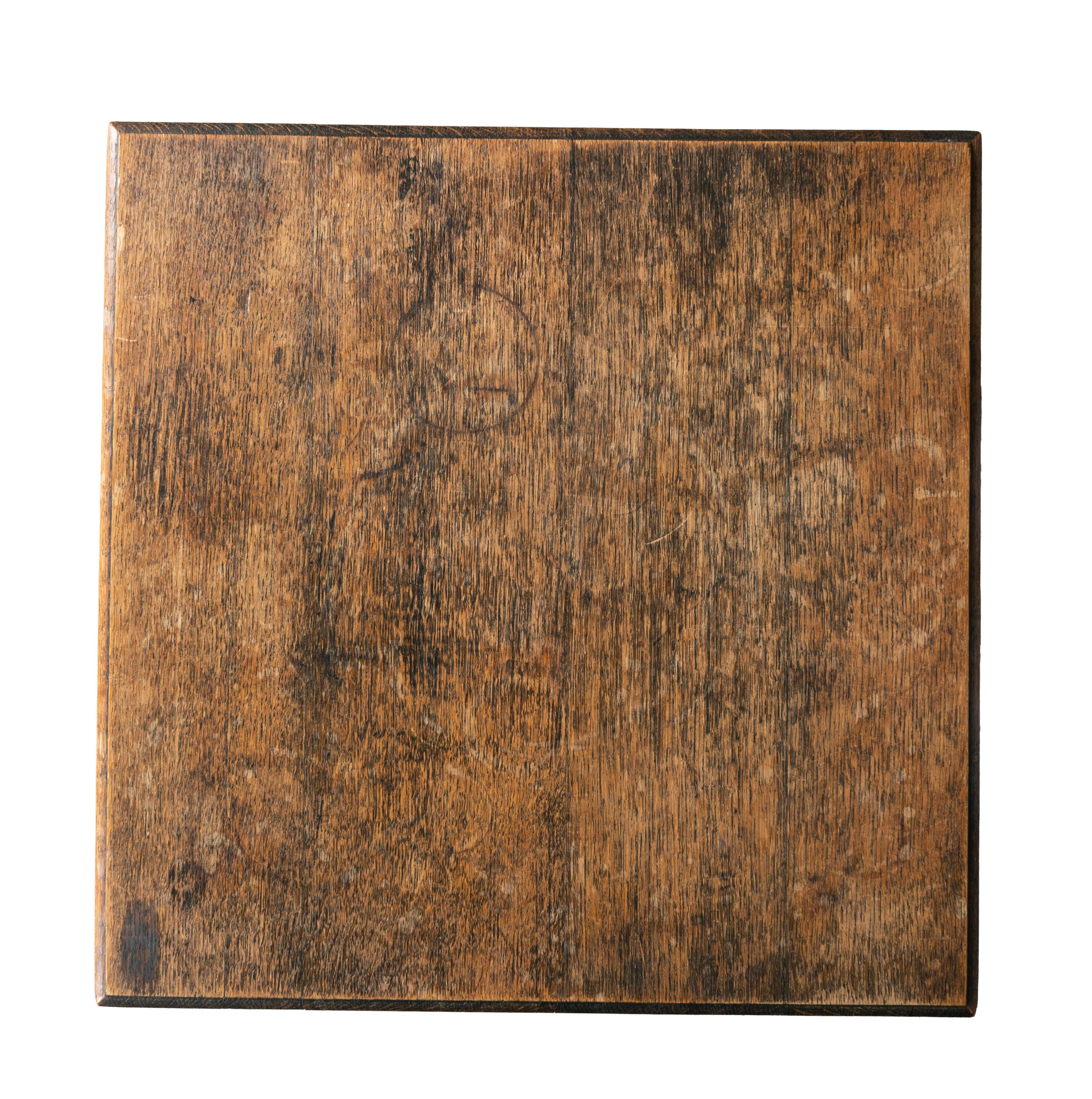 Chêne Table en chêne de style Arts and Crafts anglais en vente