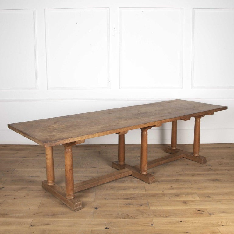 English Arts and Crafts Refectory Table at 1stDibs