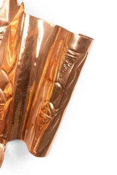 English Arts & Crafts Secessionist Style Copper Wall Sconces