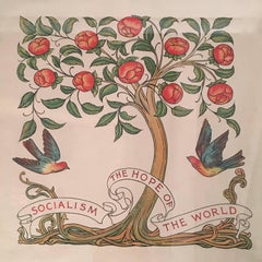 Socialism is the Hope of the World Banner, English. circa 1890