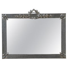 English Arts and Crafts Wall Mirror Hammered Wall Mirror