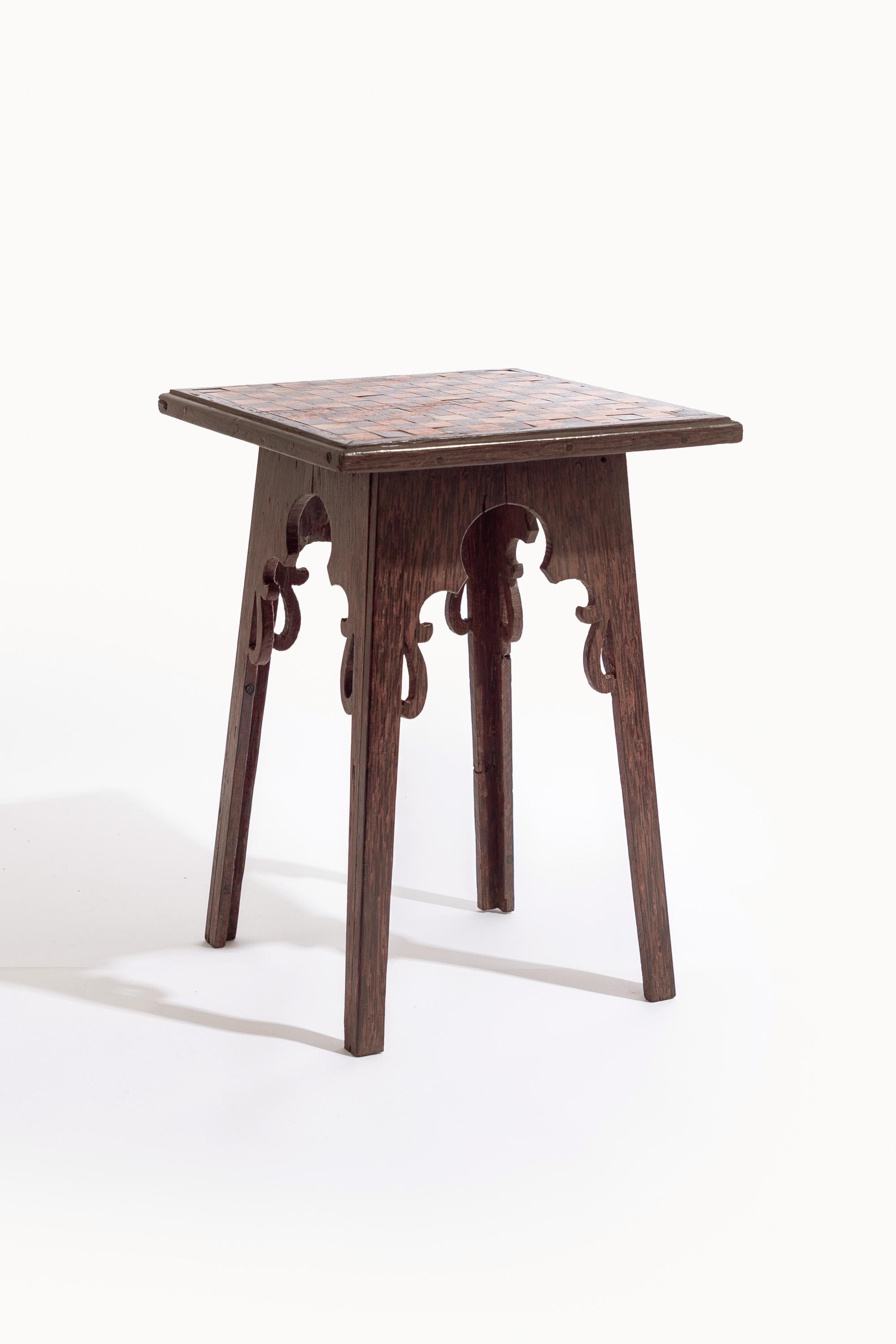 English Arts & Crafts Fruitwood Side Table In Fair Condition In London, GB