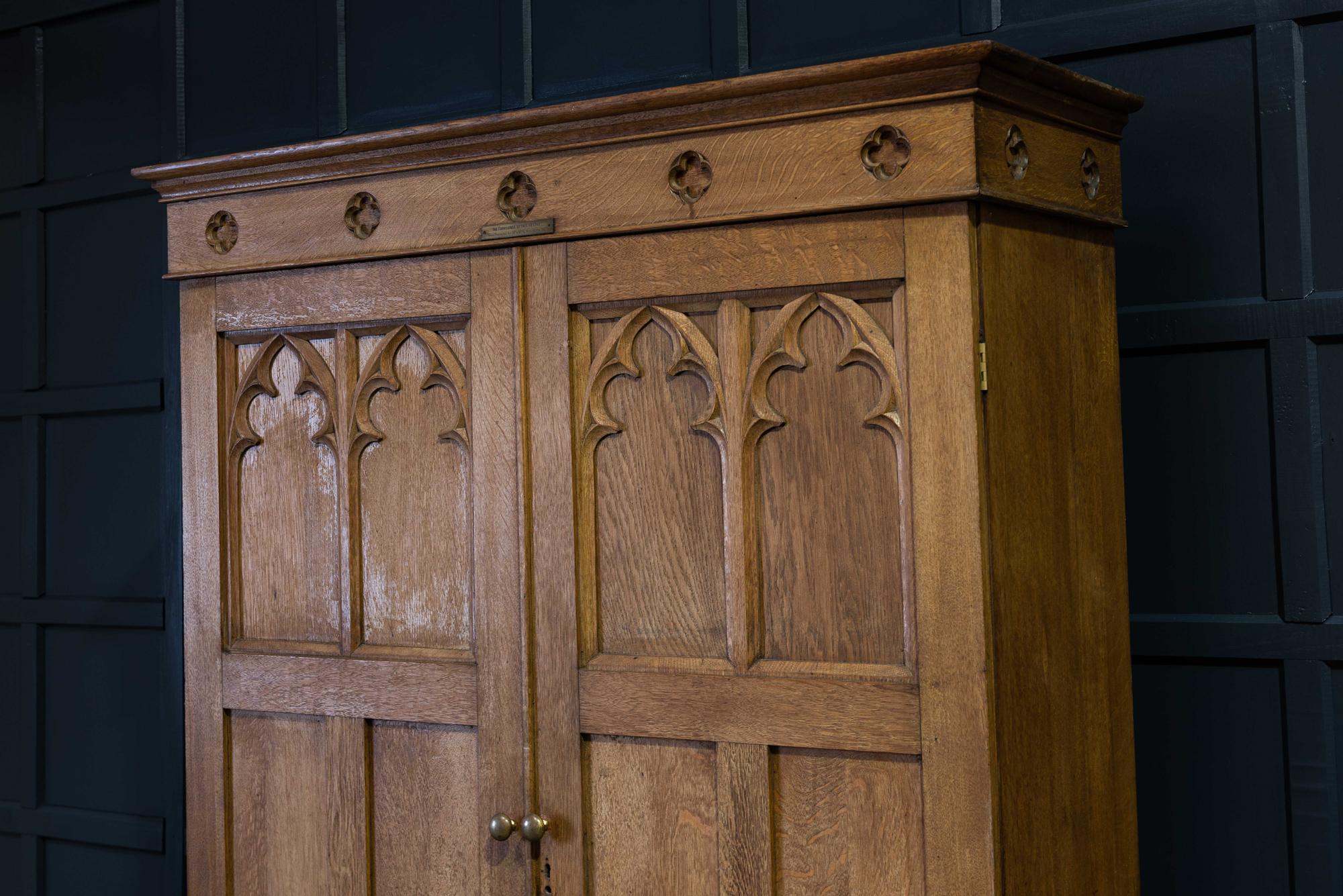 antique vestry cupboard