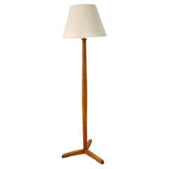 Lampada da terra inglese Arts & Crafts Oak