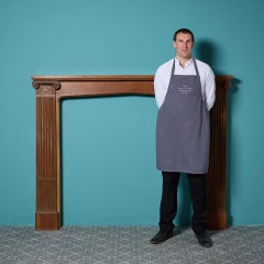 English Arts & Crafts Period Oak Fire Mantel