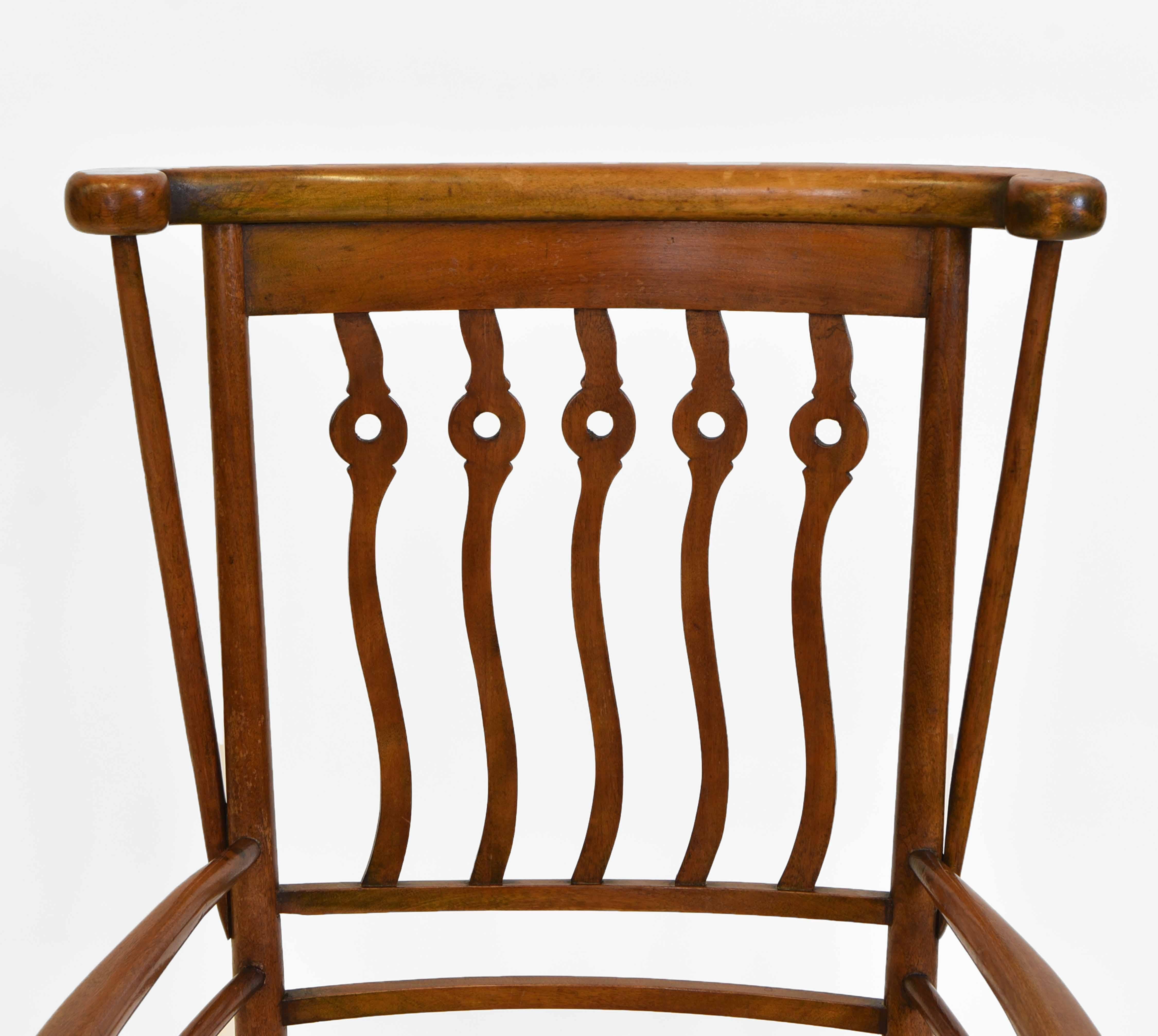 Englischer Arts and Crafts Quaint Binsen-Sessel, sitzend (Britisch) im Angebot